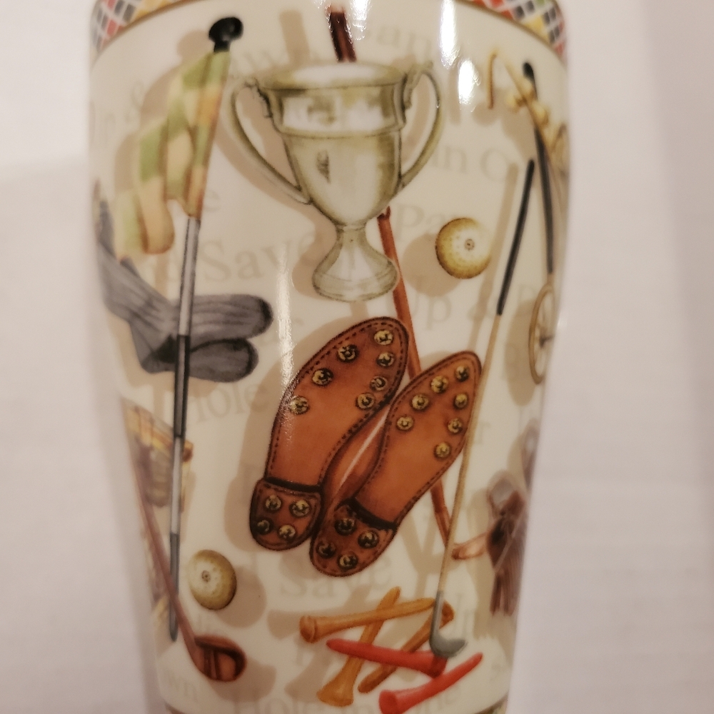 Vintage Golf Motif Ceramic Mug Cup - Picture 8 of 10